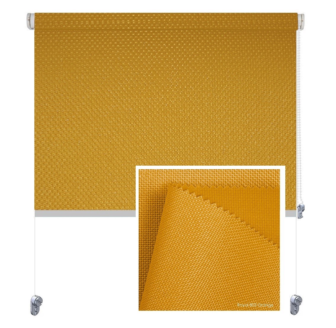 

Тканевая роллета ROLGROUP Mini Set Royal 105x160 оранжевый