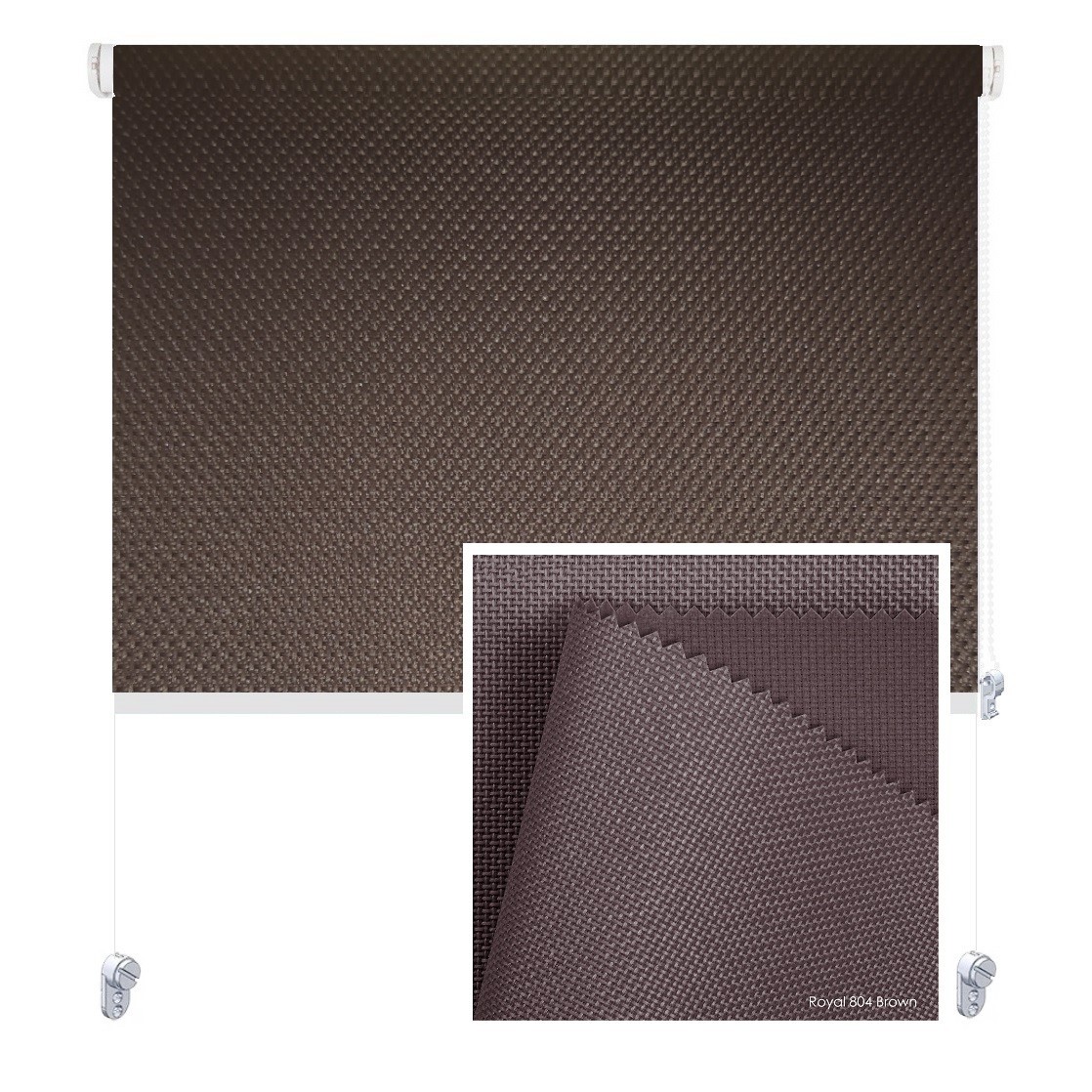 

Тканевая роллета ROLGROUP Mini Set Royal 130x160 коричневый