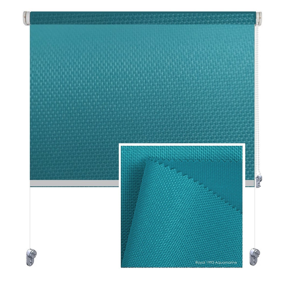 

Тканевая роллета ROLGROUP Mini Set Royal 85x160 аквамарин
