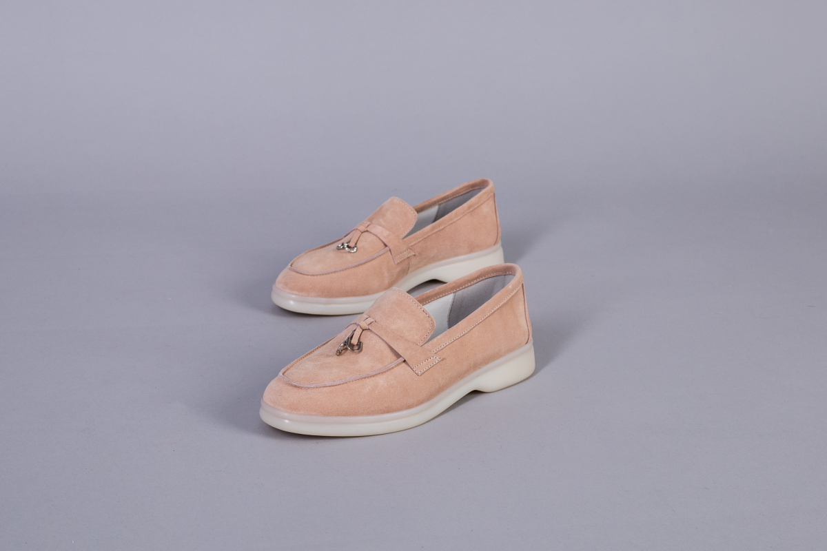 

Лофери замшеві LuxuryShoes 6602/36 Пісочні