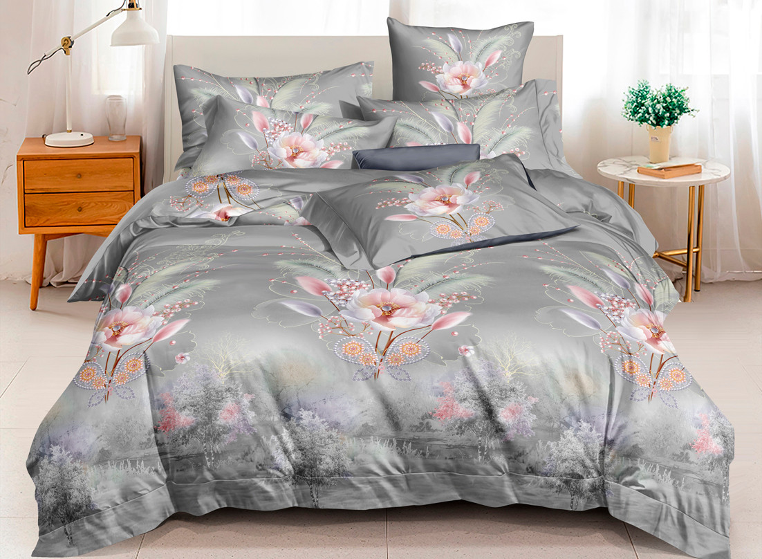 

Комплект постельного белья Krispol двуспальный на резинке сатин 160*200*25 (320.77192)