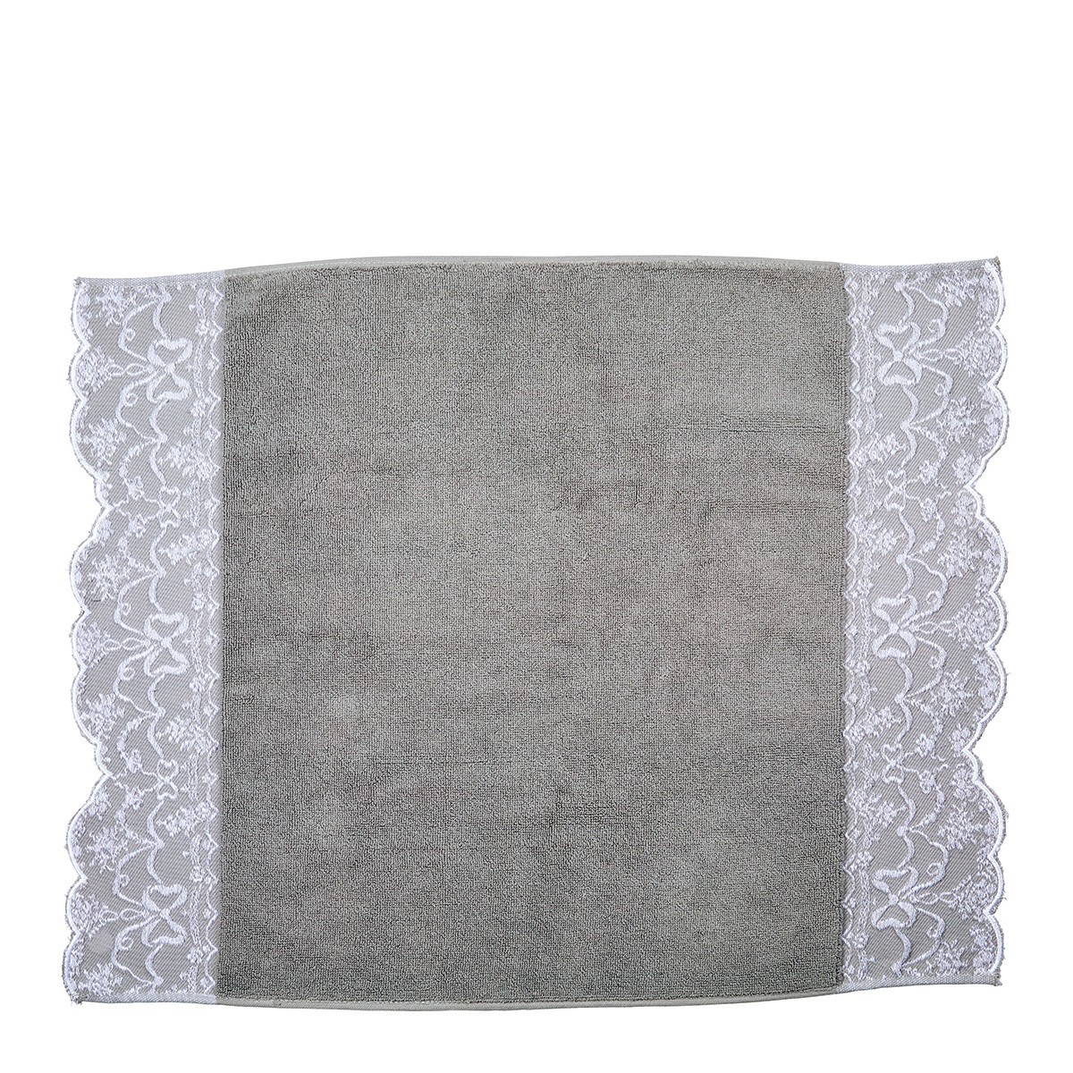 

Полотенце для ног Mathilde M. Dentelle Aquarelle 50х70 серый