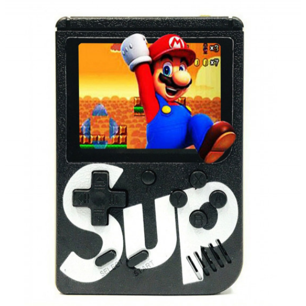

Ретро приставка Sup консоль с цветным LCD экраном без джойстика 8-bit 400 игр Черная