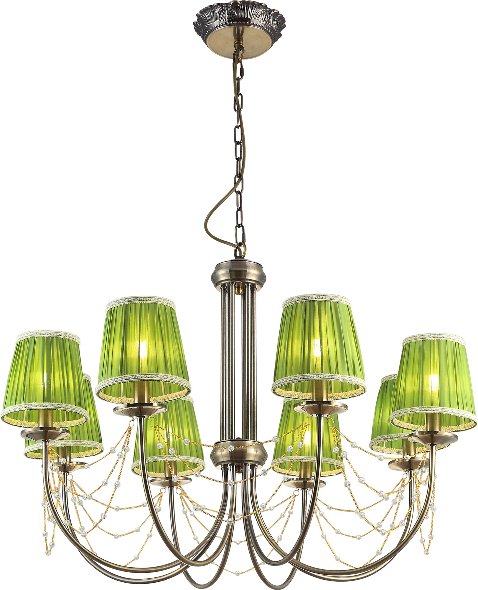 

Люстра Altalusse INL-1144P-08 Antique brass E14 8x40 Вт