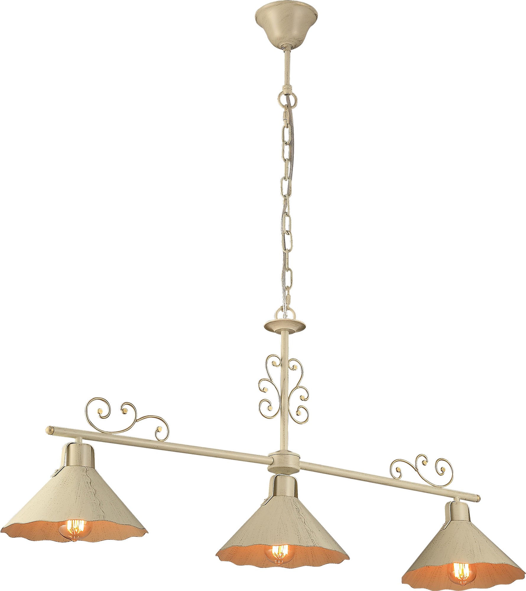 

Люстра Altalusse INL-6137P-03 Ivory white E27 3x60 Вт