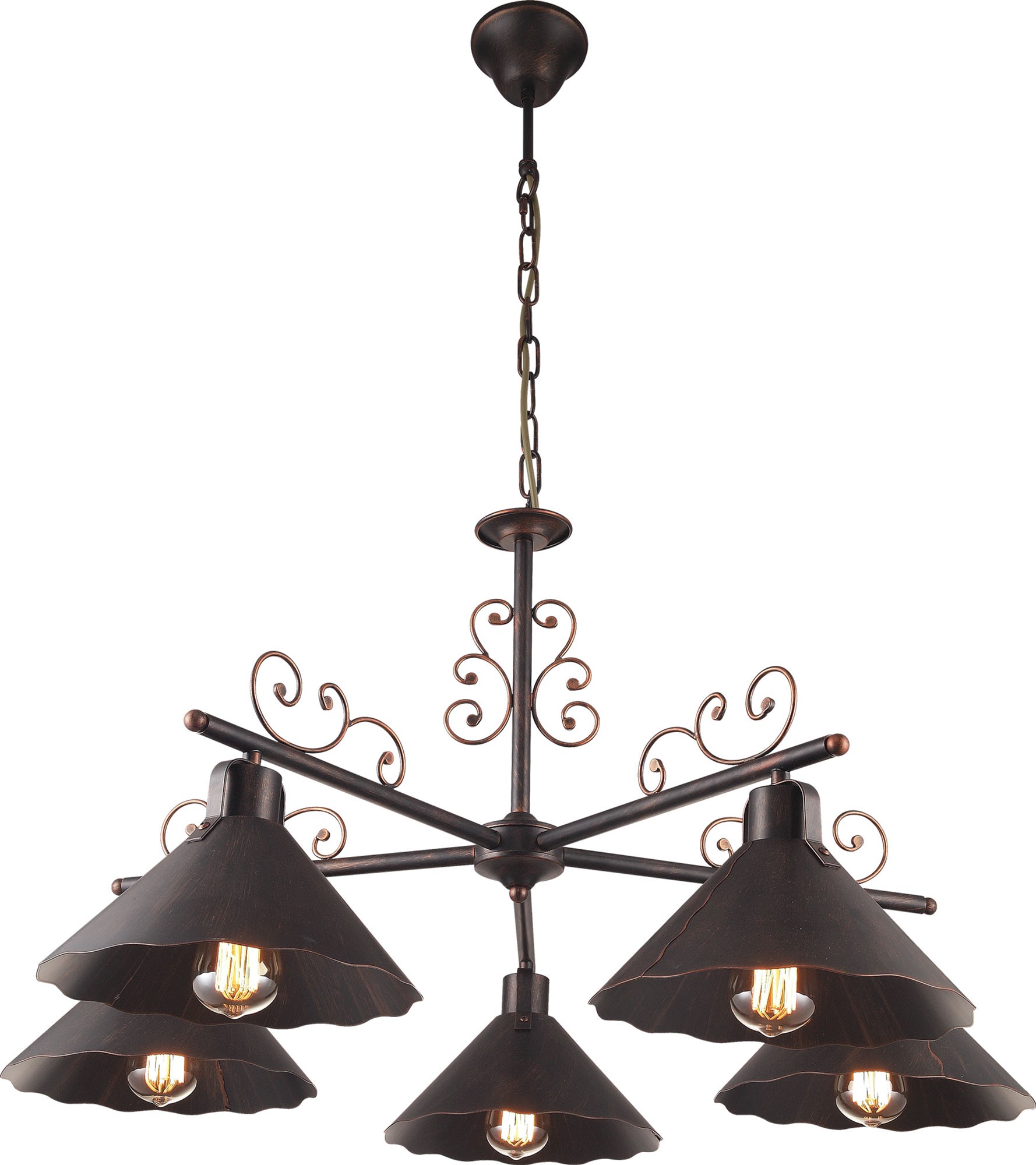 

Люстра Altalusse INL-6137P-05 Wengue E27 5x60 Вт