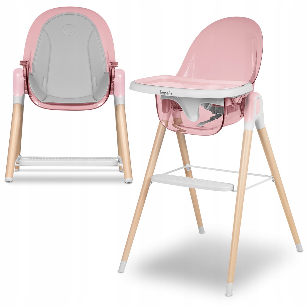 

Стульчик для кормления 2в1 Lionelo Maya Pink