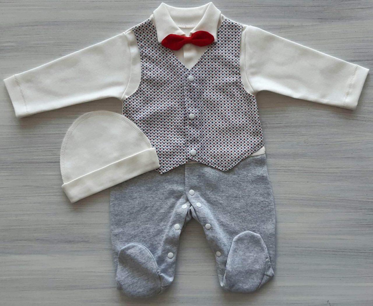 

Детский комплект HappyTot Молочный 772F 62см
