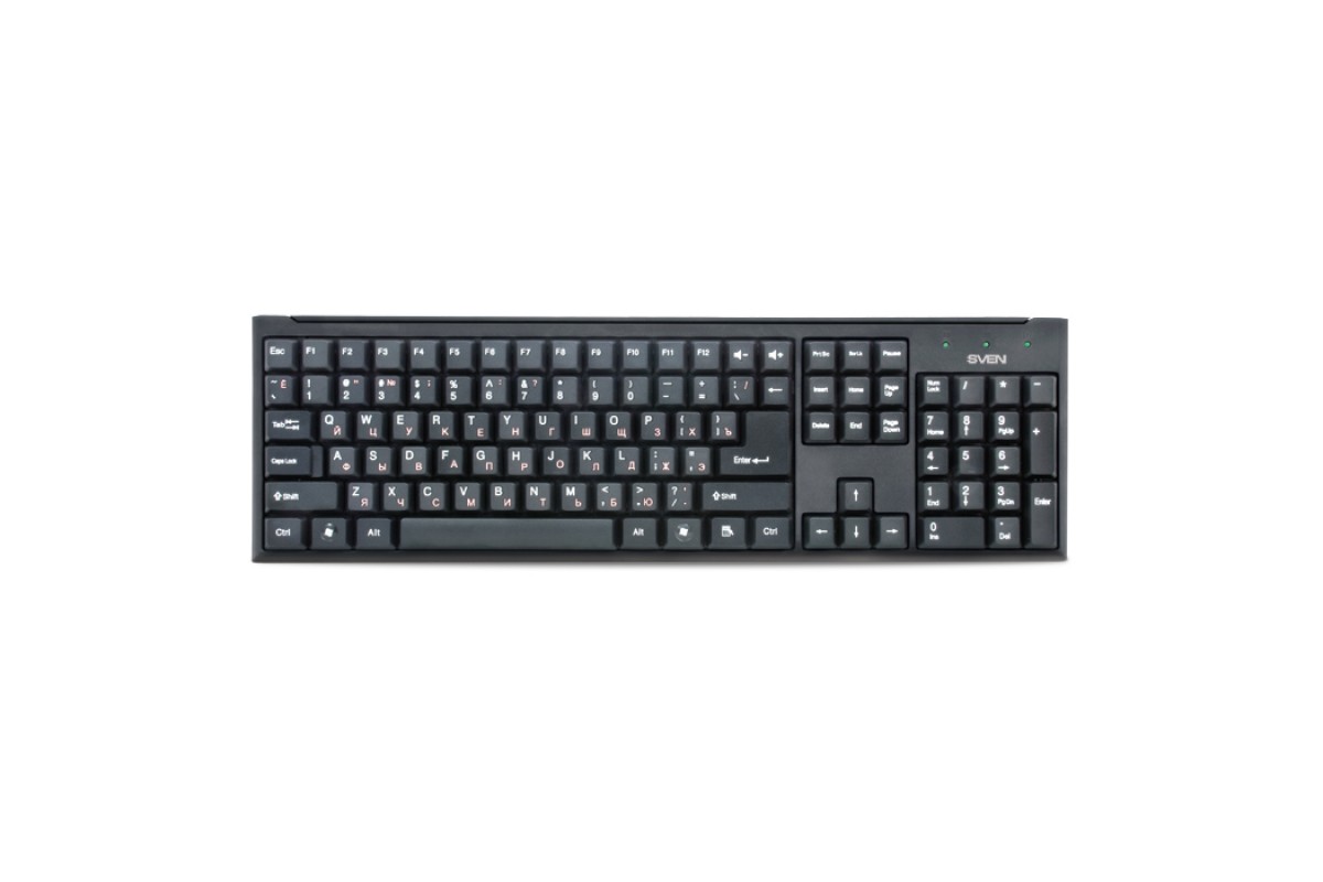 

Клавиатура Sven Standard 303 Black, USB