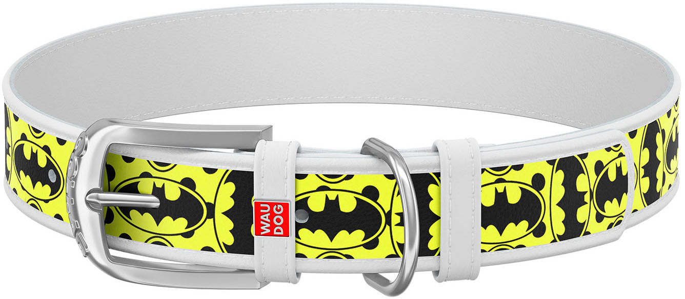 

Ошейник для собак кожаный Collar WAUDOG Design с QR паспортом, рисунок "Бэтмен4", L, Ш 25 мм, Дл 37-48 см (0025-1006-15)