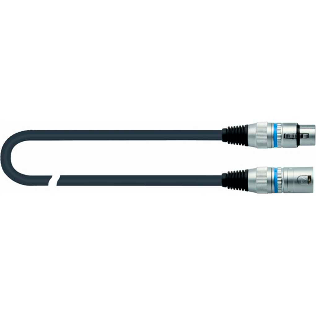 

Кабель микрофонный профессиональный Quik Lok CM180 4.5 BK
