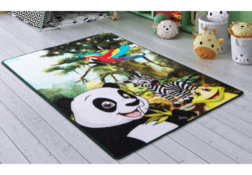 

Коврик в детскую комнату Confetti Selfie Yesil Yesil 100x150 Разноцветный
