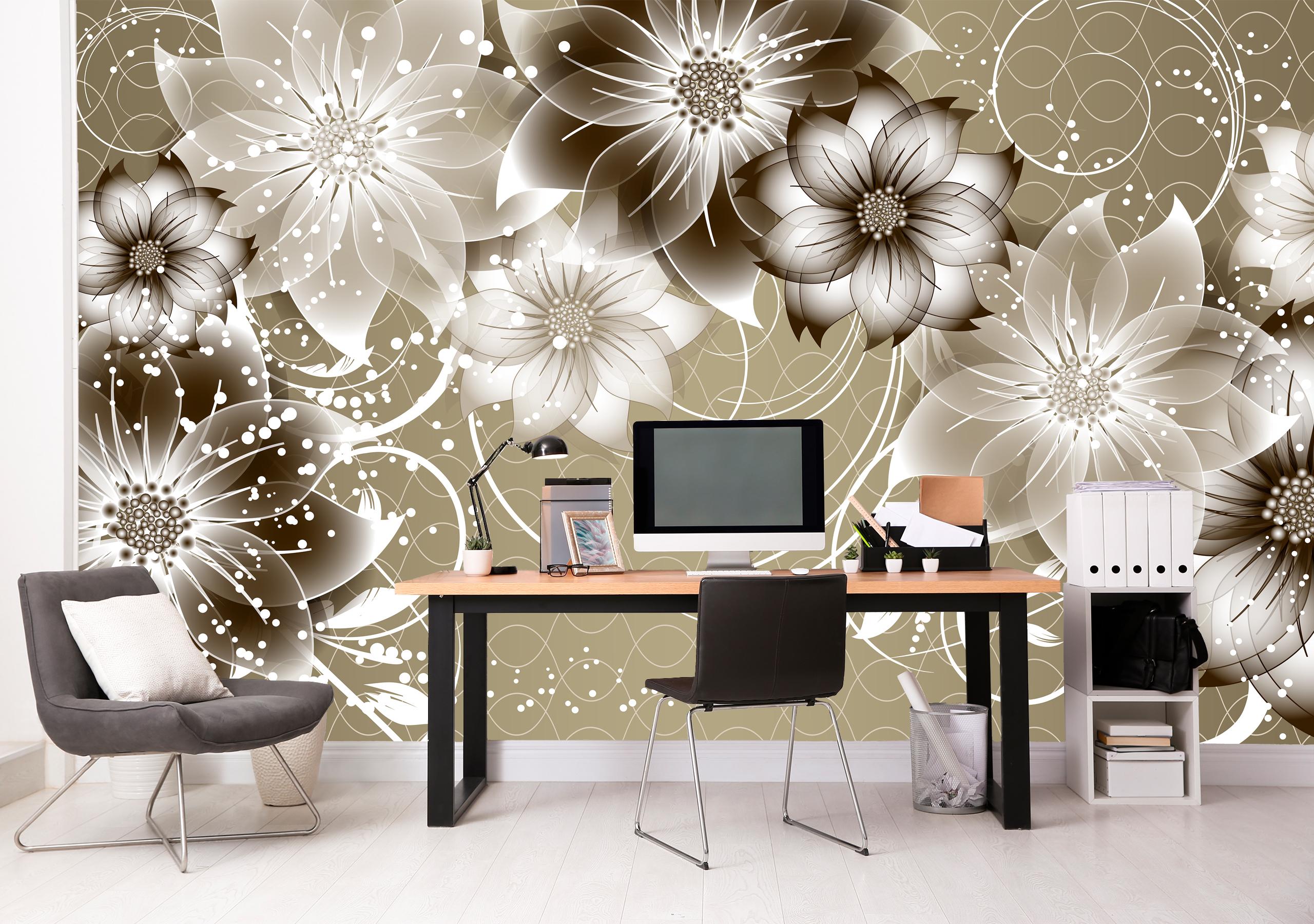 

Виниловые Фотообои Walldeco Узоры и цветы 380x250 Жаккард