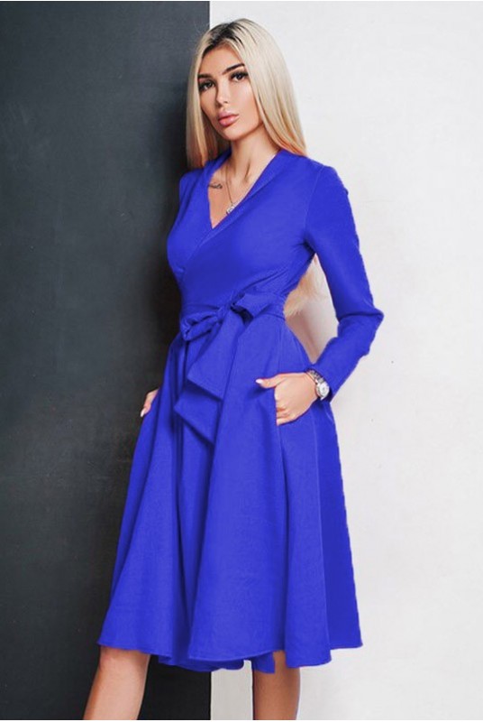 

Платье Look and Buy Аврора  электрик, Платье Look and Buy Аврора 42 электрик
