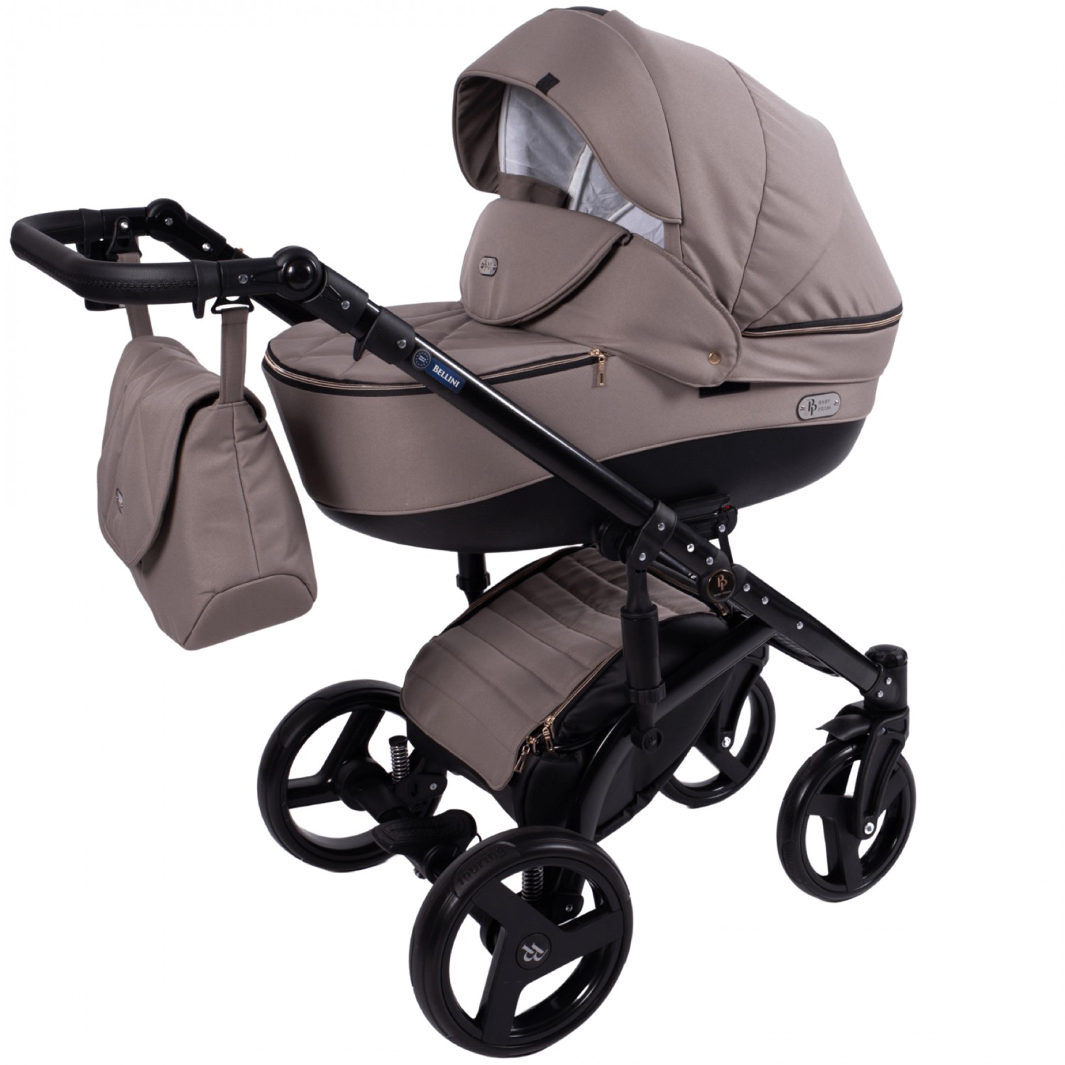 

Універсальна коляска 2 в 1 Baby Pram Bellini Тканина (Нео Капучино)