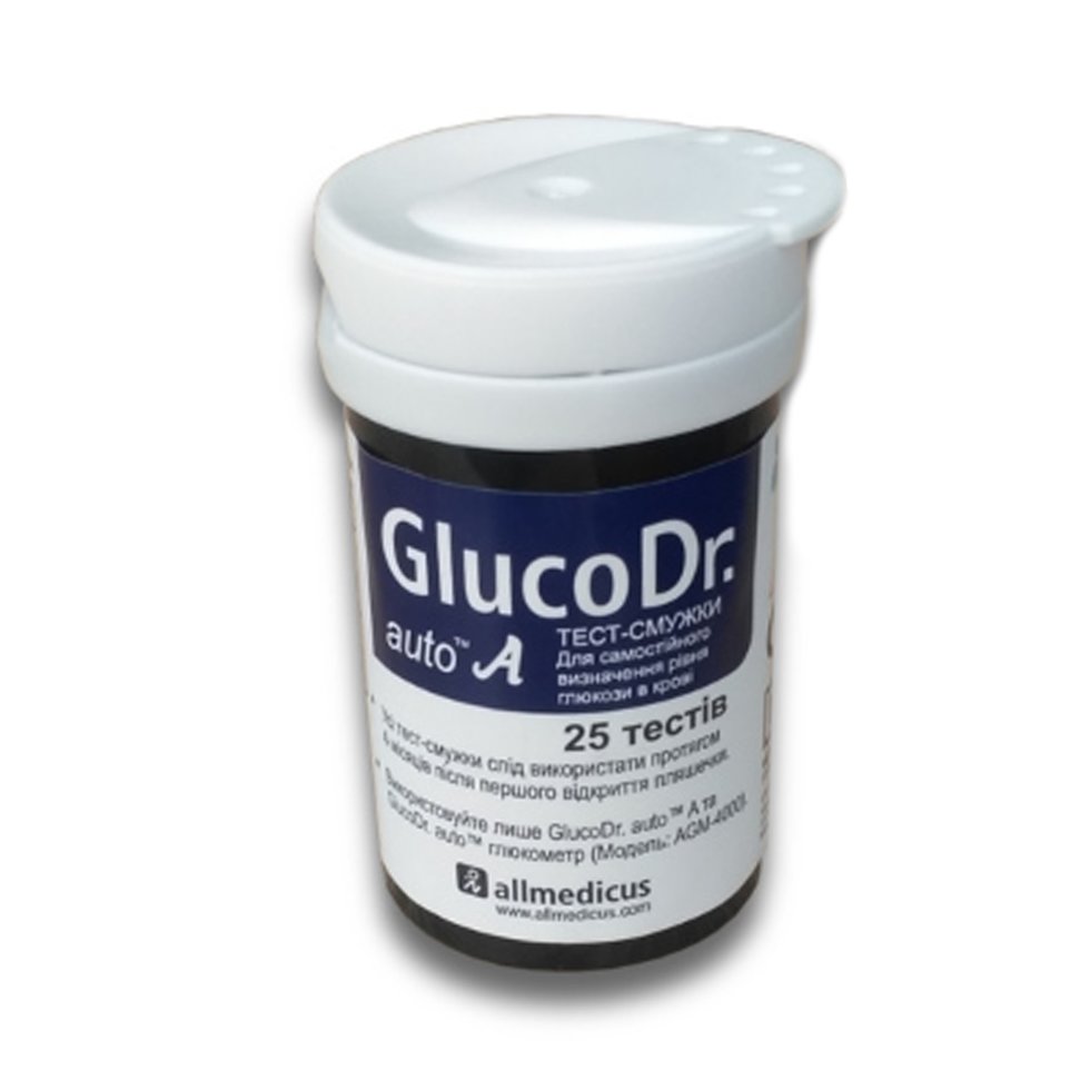 Тест-полоски Глюкодоктор 25шт.-GlucoDr auto от продавца: ForestPharm+ ...