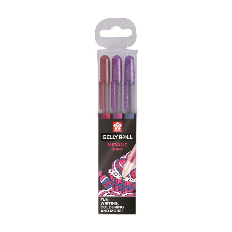 

Набор ручек гелевых Sakura METALLIC SWEET 3 цвета 1мм (8712079395827)