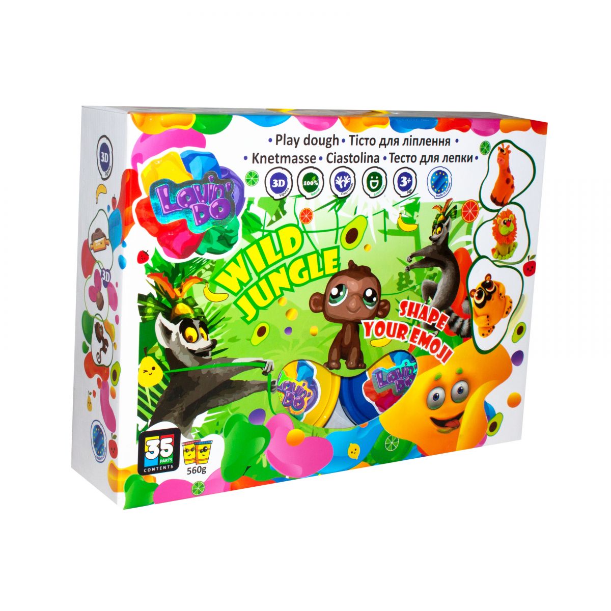 

Набор теста для лепки "Lovin'do: Дикие джунгли" Окто