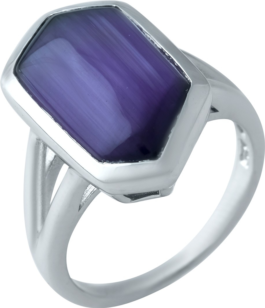 

Серебряное кольцо SilverLine с кошачим глазом 1927656 17.5 размер, 17.5 размер