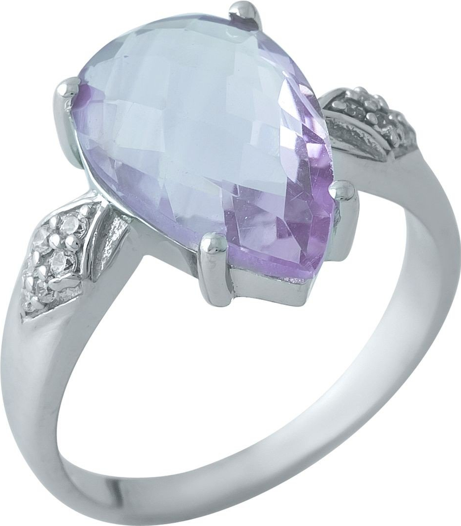 

Серебряное кольцо SilverBreeze с натуральным аметистом 1966013 17.5 размер, 17.5 размер