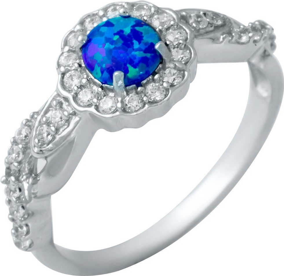 

Серебряное кольцо SilverBreeze с опалом 1948217 18.5 размер, 18.5 размер