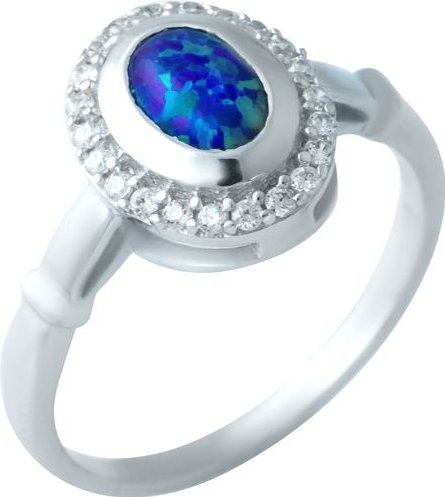 

Серебряное кольцо SilverBreeze с опалом 1922682 17.5 размер, 17.5 размер