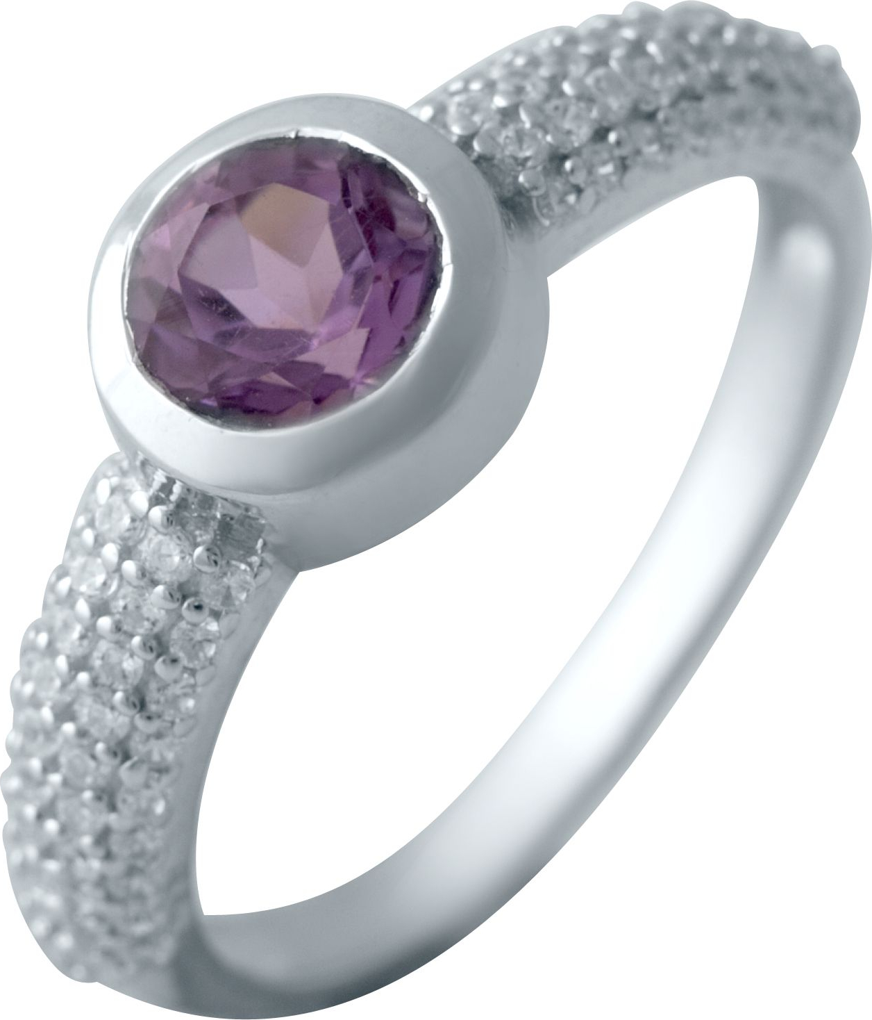 

Серебряное кольцо SilverBreeze с натуральным аметистом 2043188 16.5 размер, 16.5 размер