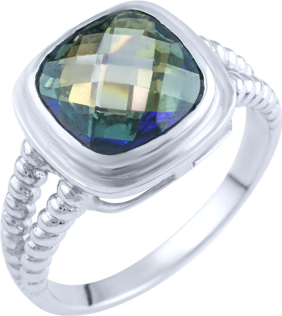 

Серебряное кольцо SilverBreeze с натуральным мистик топазом 1891636 17 размер, 17 размер