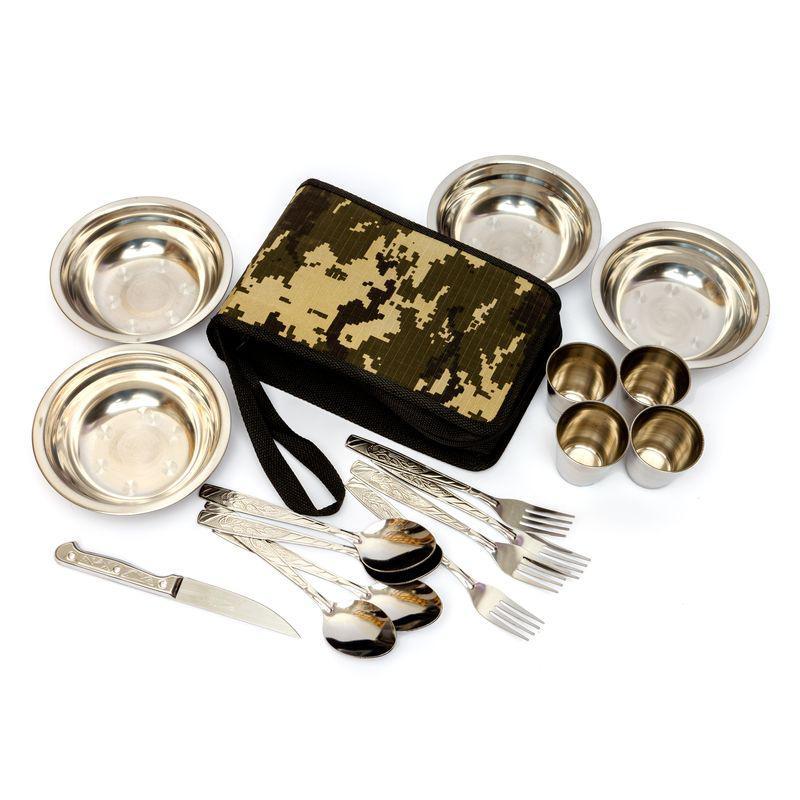 

Набор посуды для пикника 4 персоны BST 24х16х8 см (100002)