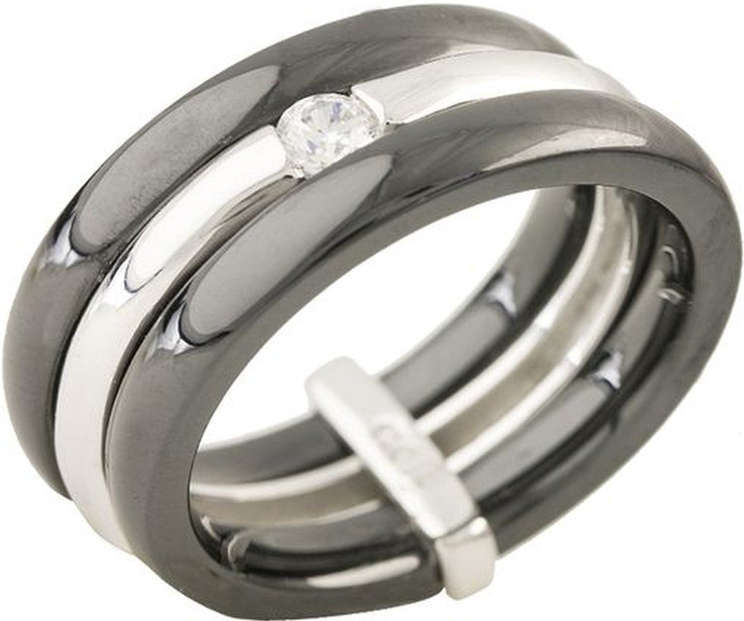 

Серебряное кольцо SilverLine с керамикой 1214893 16.5 размер, 16.5 размер
