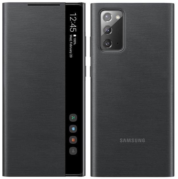 

Оригинальный смарт чехол книжка Samsung Galaxy Note 20 N980 S-View Flip Cover Серый