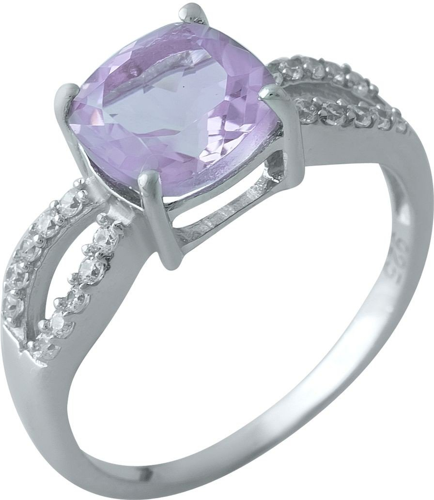

Серебряное кольцо SilverBreeze с натуральным аметистом 1969977 17 размер, 17 размер