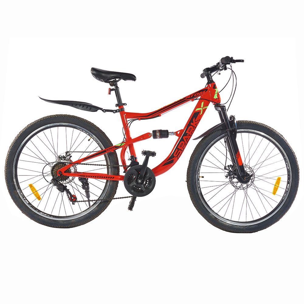 

Велосипед SPARK ATOM 26-ST-18-AM2-D (Черный с красным)