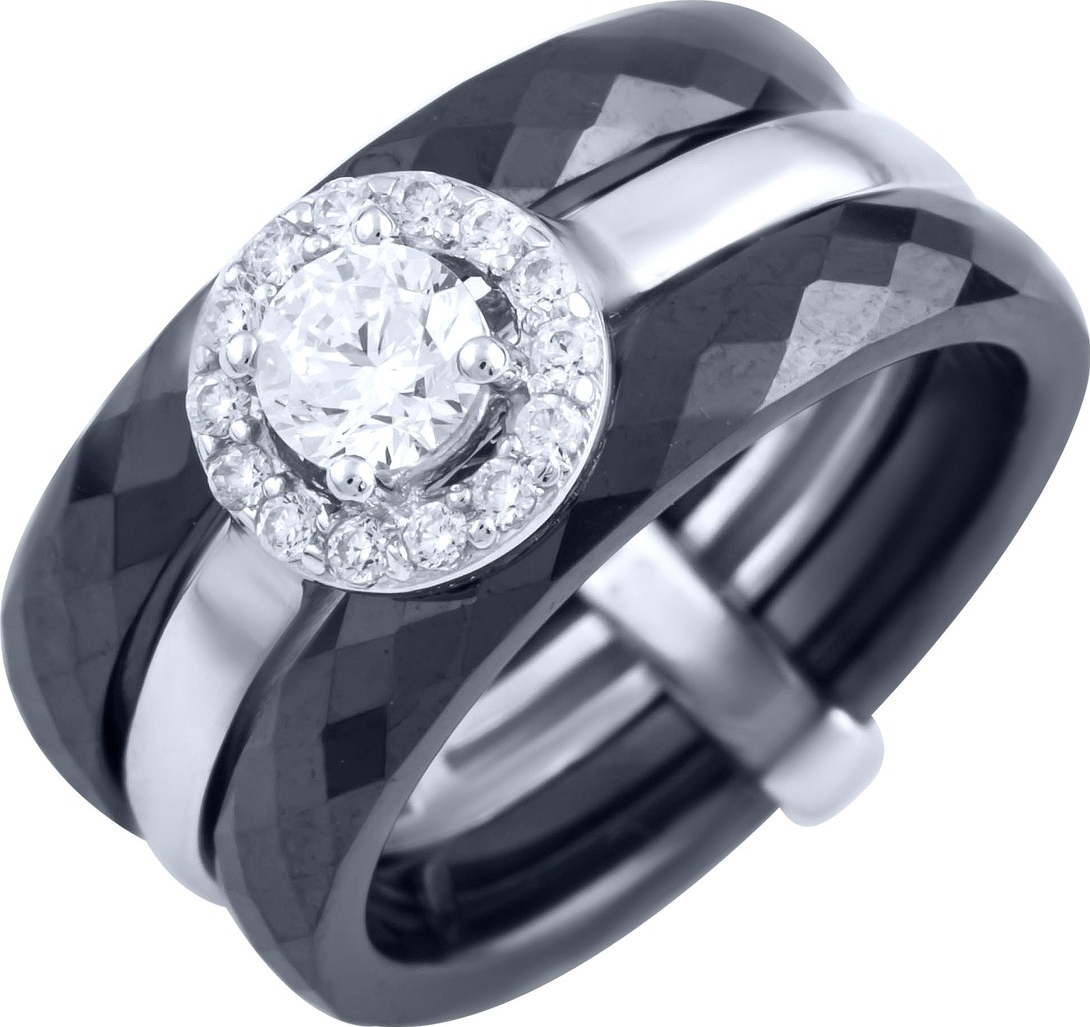 

Серебряное кольцо SilverLine с керамикой 1903858 18.5 размер, 18.5 размер