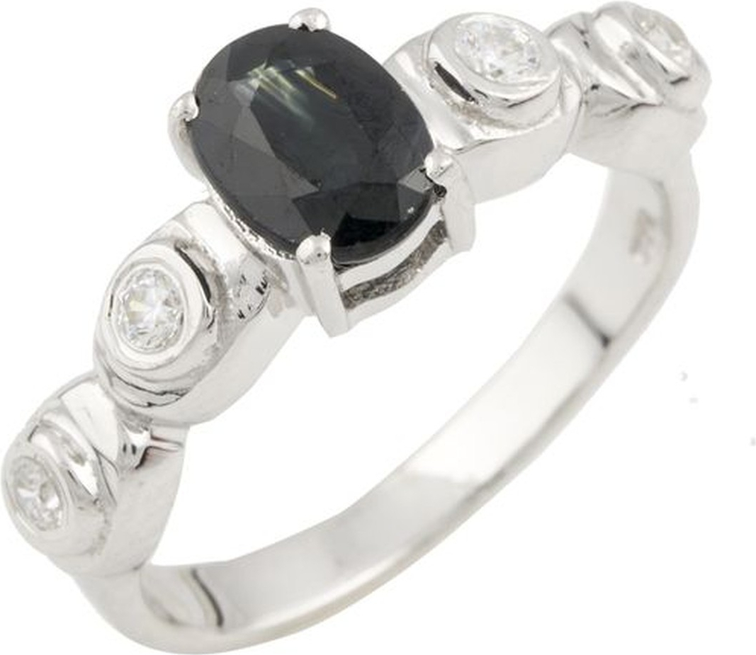 

Серебряное кольцо SilverLine с натуральным сапфиром 0468792 16.5 размер, 16.5 размер