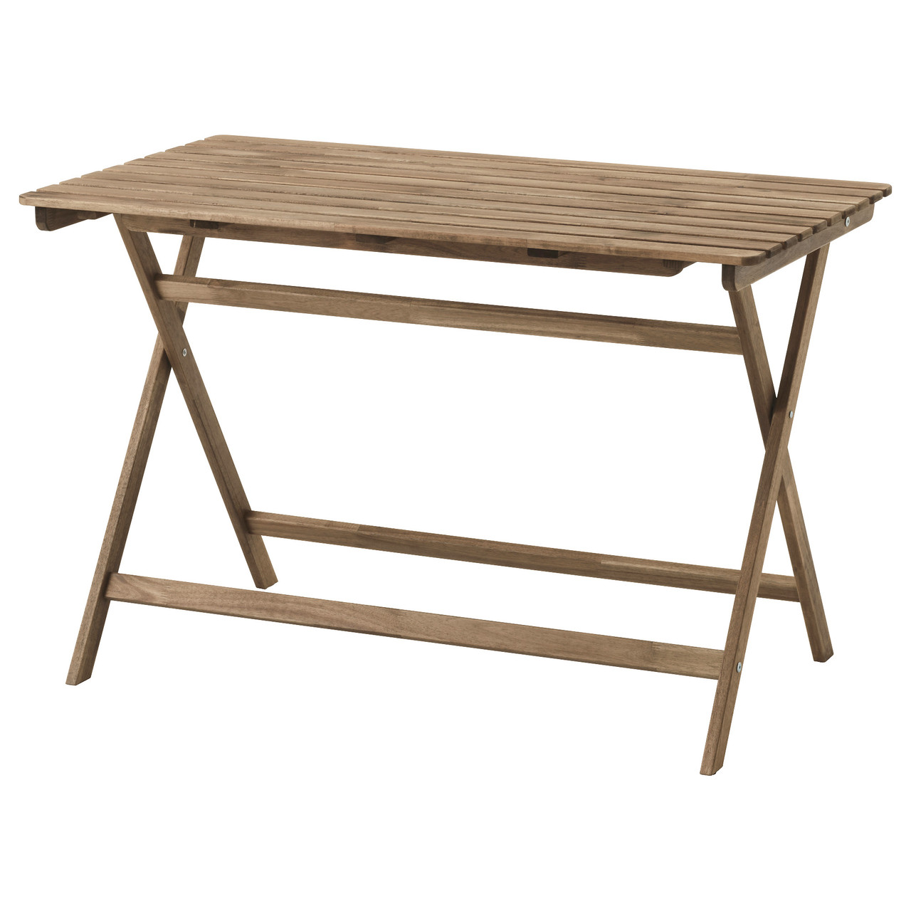 

Стіл садовий ASKHOLMEN 112x62 см IKEA 103.378.17 темно-сірий/коричневий