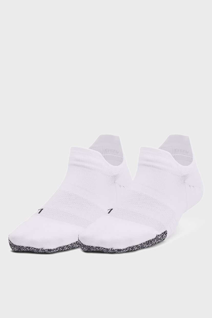 

Женские белые носки UA Breathe 2 No Show Tab 2pk Under Armour OSFM 1370096-100