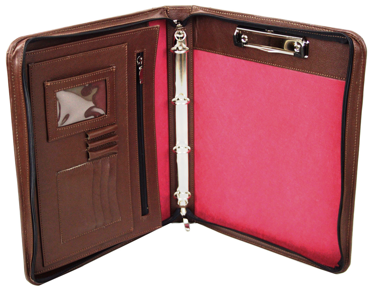 

Мужская кожаная деловая папка 28,5х36х5 см Portfolio Коричневый (2000001601242)