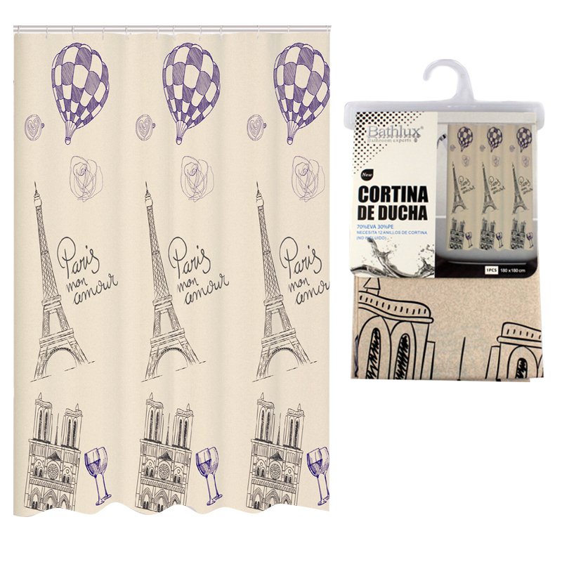 

Занавеска в ванную Bathlux Menara Eiffel 60502 R132630