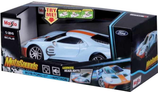 

Игровая автомодель Maisto (1:24) Ford GT (81238 blue-orange)