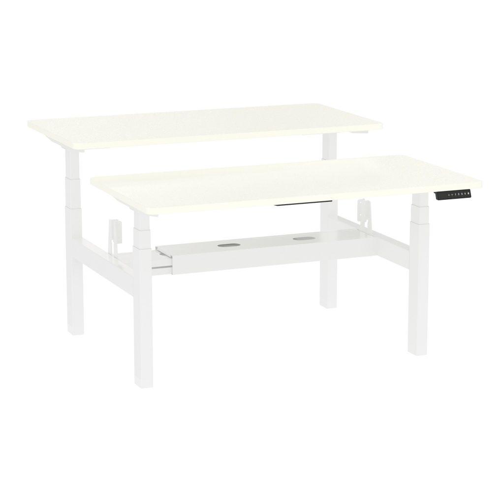 

Регулируемый стол Monotable Flex Duo White (столешница белая)
