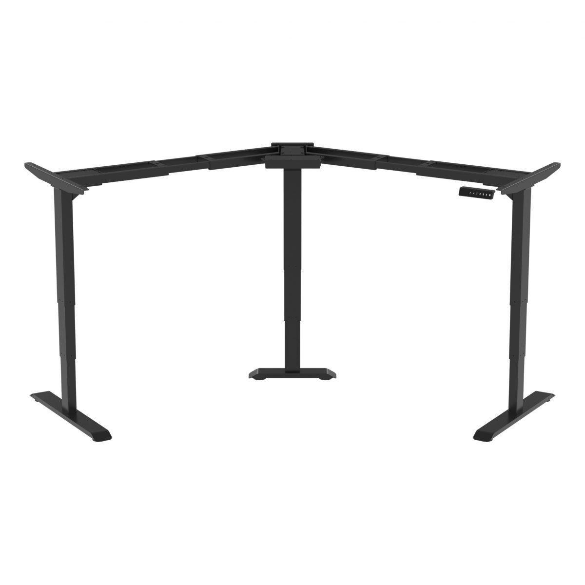 

Регулируемый стол Monotable Trio Rec Black без столешницы