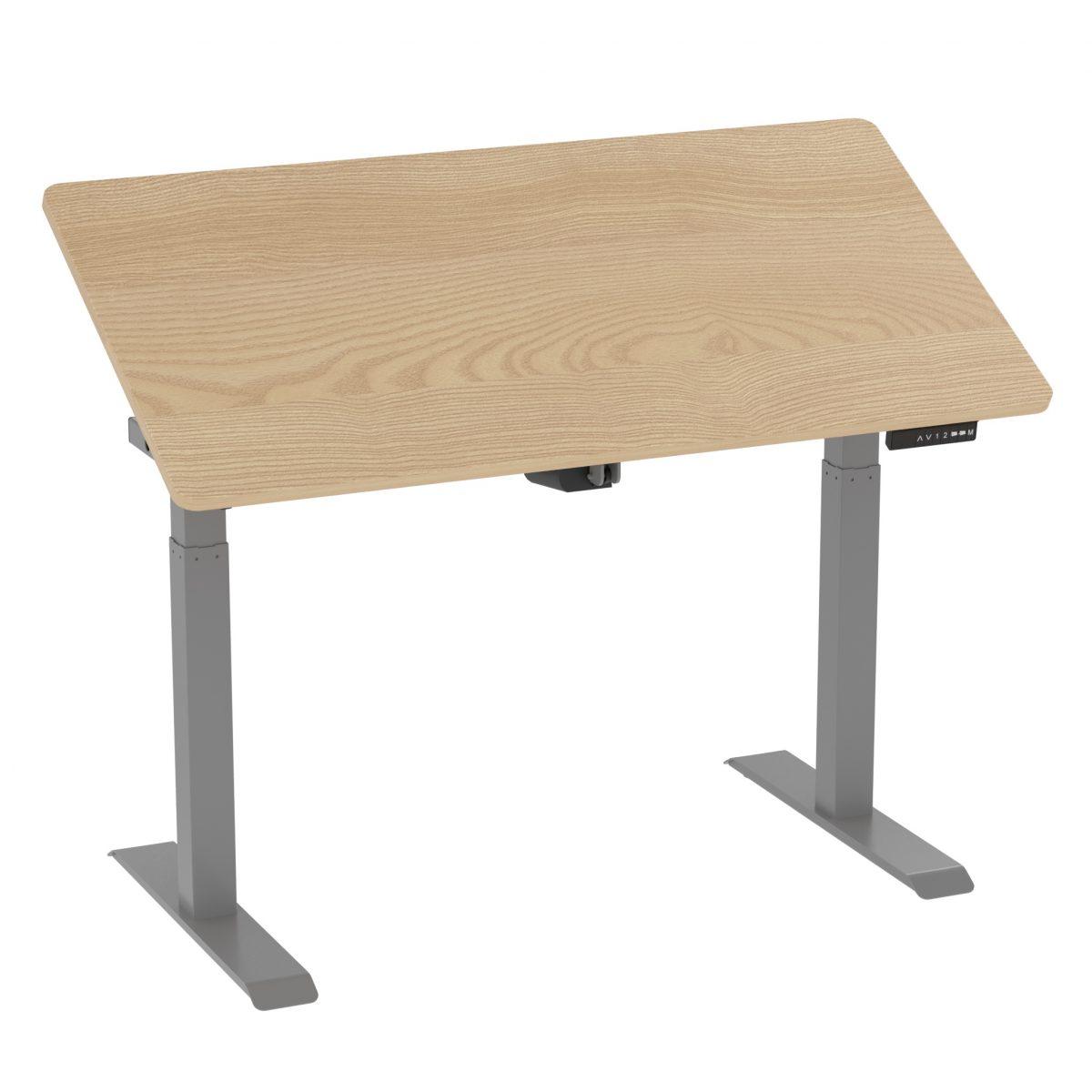 

Регулируемый стол Monotable Tilt Gray (столешница дуб светлый)