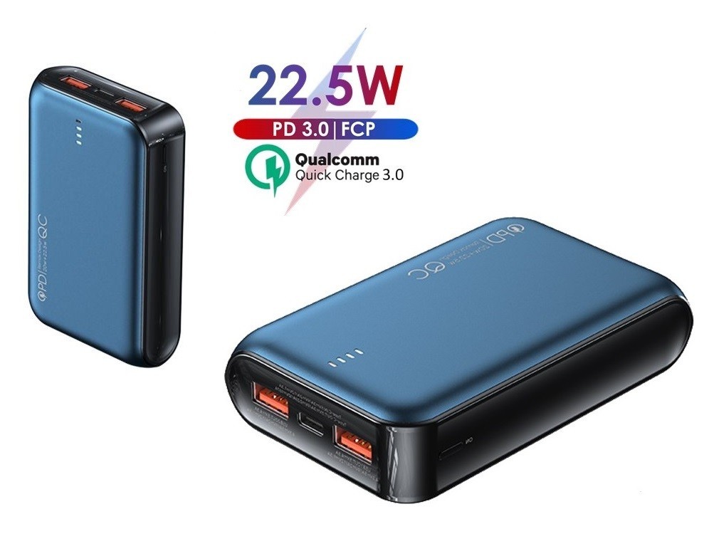 

Павербанк Remax 22.5W PD+QC 20000 mAh |2xUSB/1xType-C, 22.5W/3A, QC/PD|