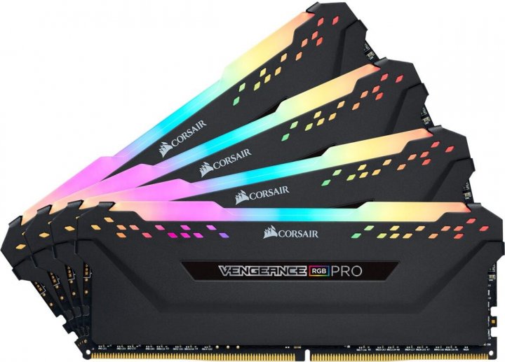 

Оперативная память Corsair 32GB 3600MHz Vengeance RGB PRO CL18 (4x8GB) (CMW32GX4M4C3600C18)