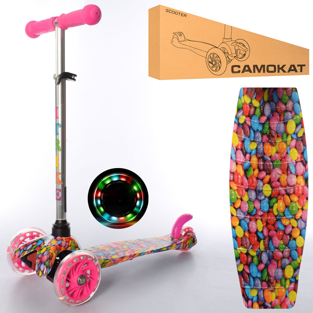 

Самокат iTrike MINI BB 3-013-4-F-P розовый