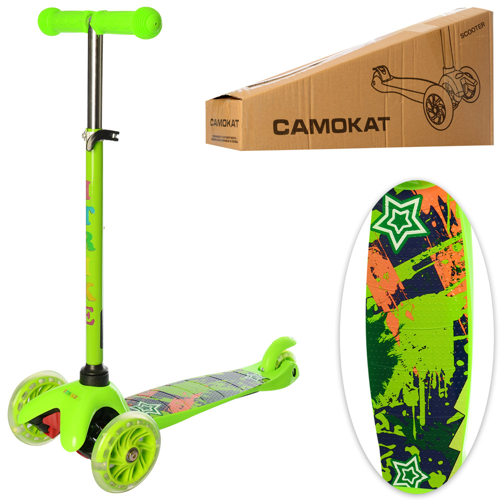 

Самокат iTrike MINI BB 3-040-GR1 салатовый