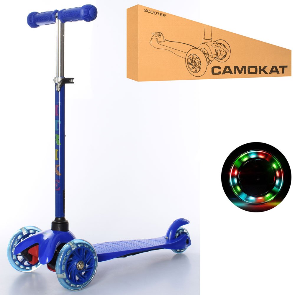 

Самокат iTrike MINI BB 3-013-4-DBL синий
