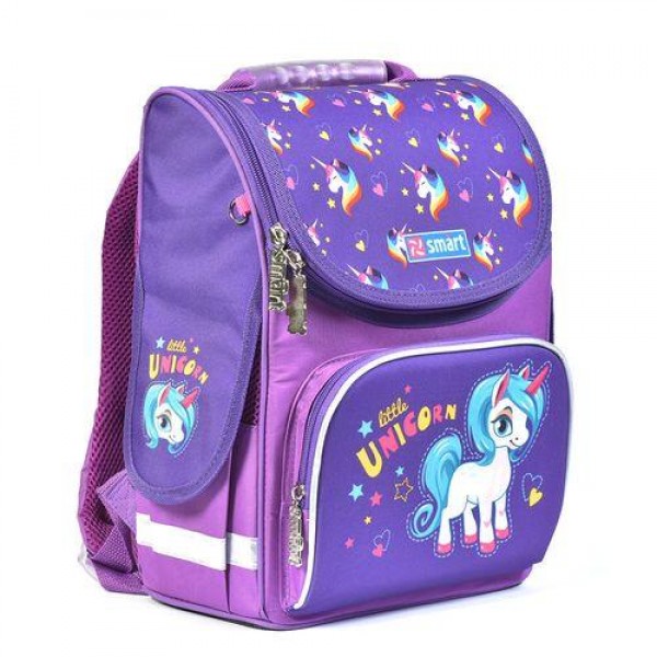 

Рюкзак школьный каркасный SMART 558051 PG-11 Unicorn