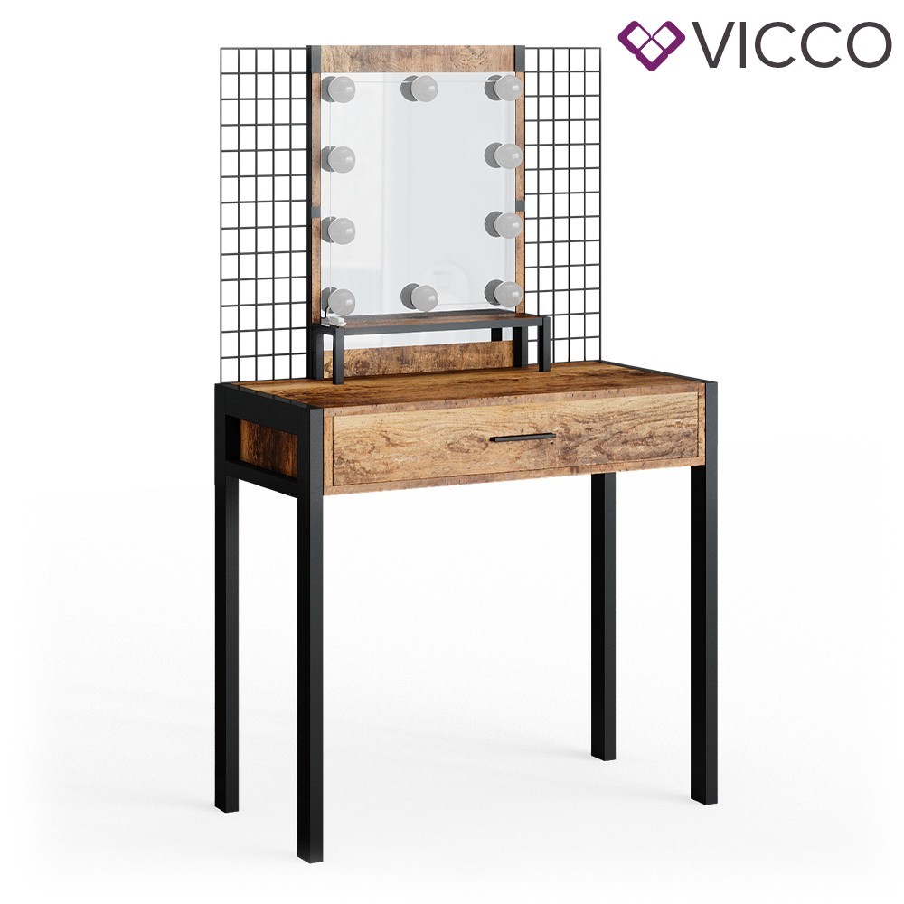 

Туалетный столик лофт Vicco Fyrk, с подсветкой